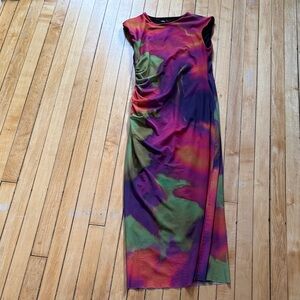 Zara multi color long dress